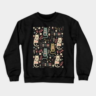 Cat Folk Crewneck Sweatshirt